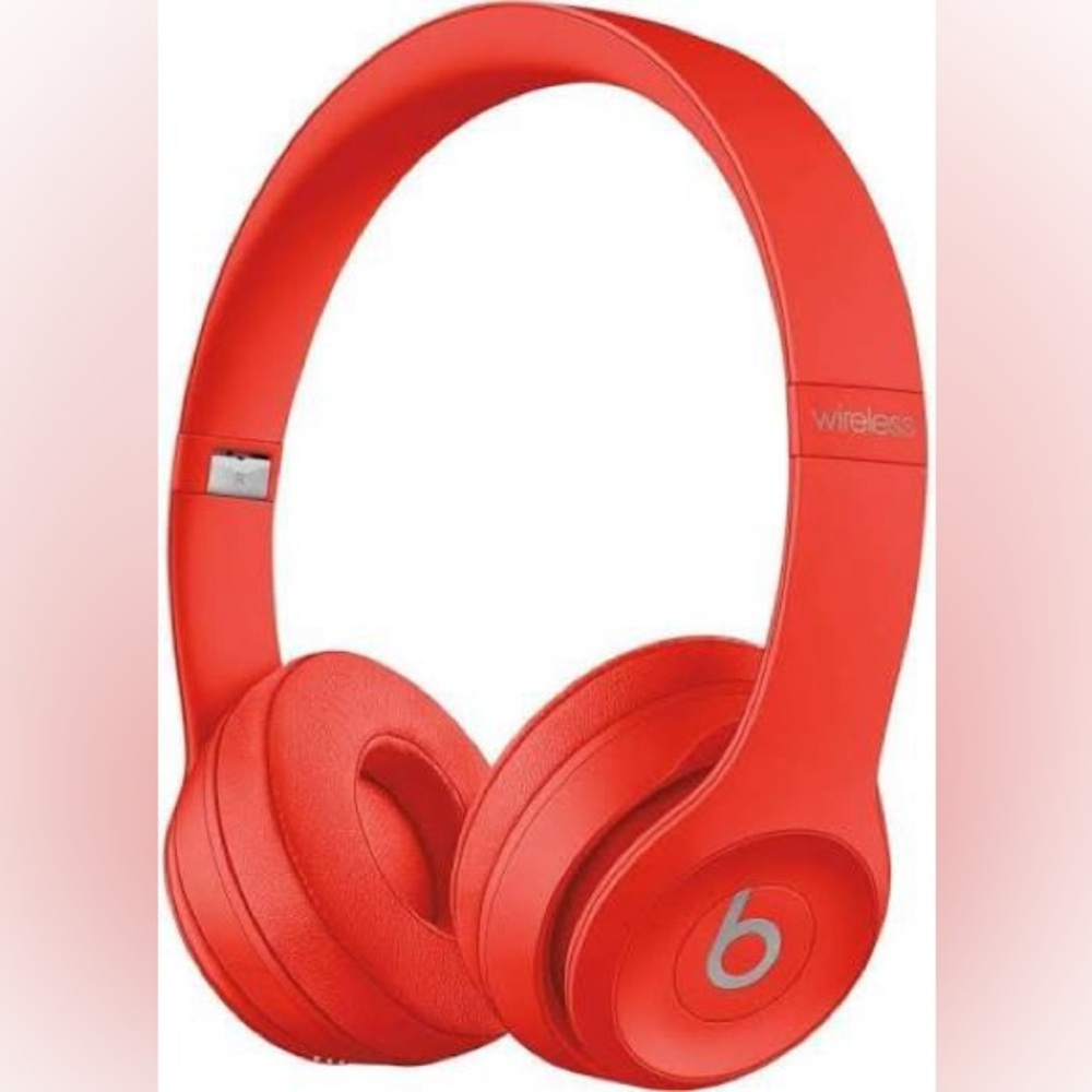 Solo3 By Beats Wireless On The Ears Headset Citrus Red